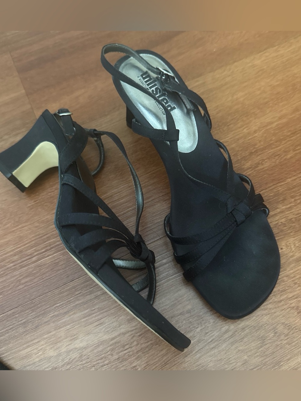 Unlisted strappy heels